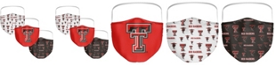 Fanatics Multi Adult Texas Tech Red Raiders All Over Logo Face Covering 3-Pack